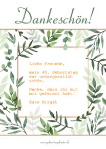 Kostenlose Geburtstagskarte Vorlage Danke Fur Geschenk Online Erstellen